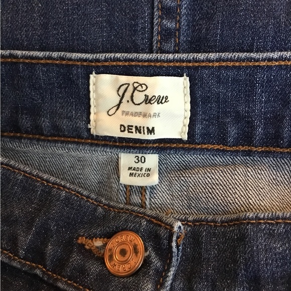 J Crew Denim A-Line Button Front Mini Skirt EUC - Picture 3 of 3